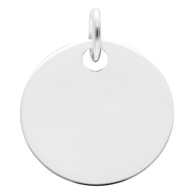 Médaille Personnalisable en Argent 925, Diamètre 15 mm - Lumiosa