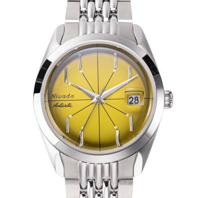 Montre Antarctic Spider Yellow Nivada x We Love Watches 2024 - Nivada Grenchen