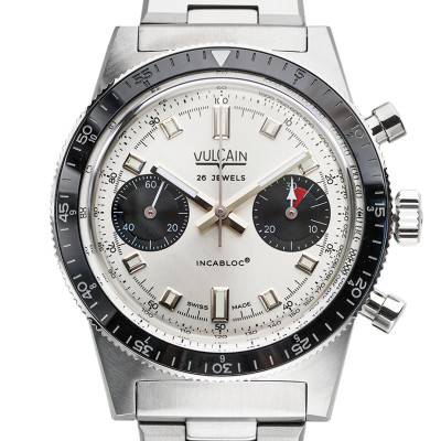 Montre Skindiver Chronograph Blanc 590176A57 - Vulcain