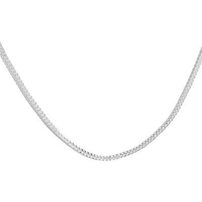 Chaîne Maille Palmier en Argent 925, Largeur 2,00 mm, Longueur 46 à 61 cm - Emanessence