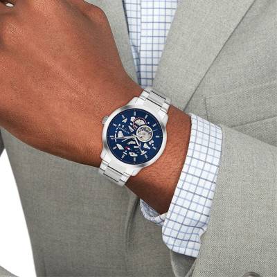 Montre Henry Auto Bleu 1710661 - Tommy Hilfiger
