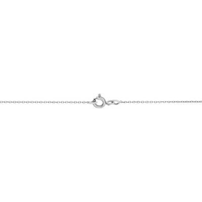 Collier Perle de Culture Blanche, Or Blanc 750, Longueur 42 cm - Porchet