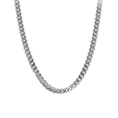 Major Steel Curb Chain Necklace, 50 cm - HC01380 - Rochet