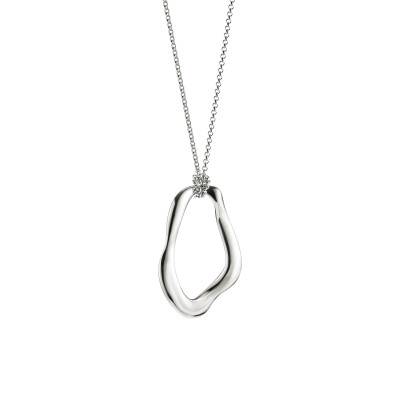 925 Silver Natural Beauty Organic Shape Necklace, 70 cm Length - KE2319-001-39 - Thomas Sabo