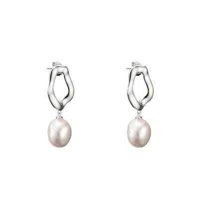 925 Silver & Freshwater Pearl Natural Beauty Drop Earrings - H2322-082-14 - Thomas Sabo