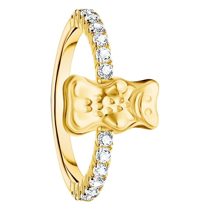 Haribo Yellow Gold-Plated White Zirconium Oxide Ring - TR2504-414-14 - Thomas Sabo