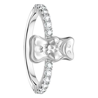 White Zirconium Oxide 925 Silver Haribo Ring - TR2504-051-14 - Thomas Sabo