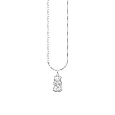 925 Silver Haribo Cable Chain Necklace, Length 45 cm to 50 cm - KE2325-001-21 - Thomas Sabo