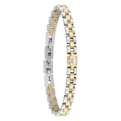 Two-Tone Grey and Yellow Steel Bracelet, Length 21 cm - JM320AST09 - Maserati