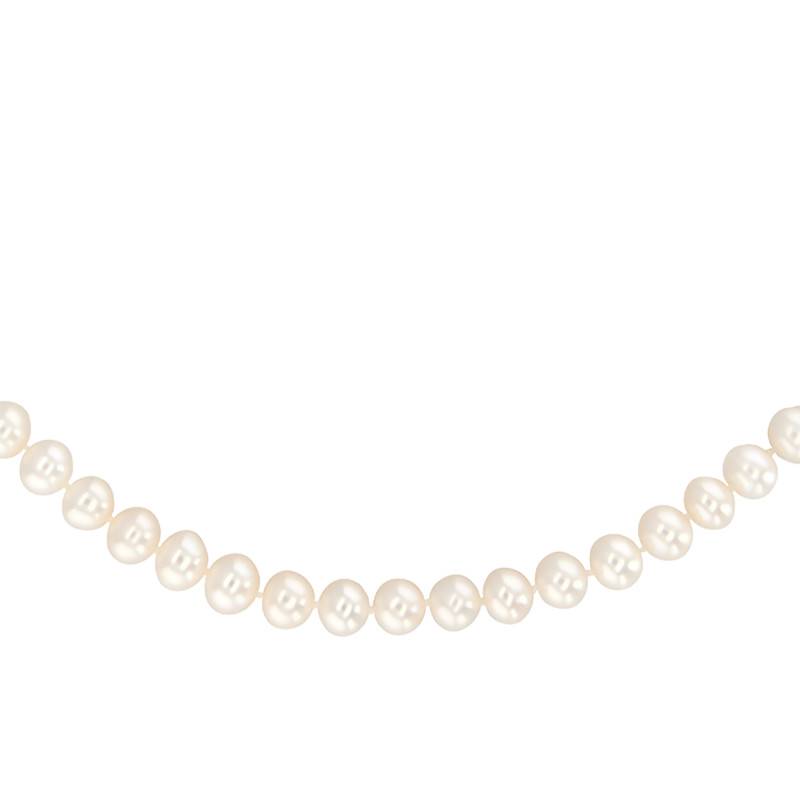 750/1000 Yellow Gold & Mother-of-Pearl Necklace, Length 45 cm - Porchet