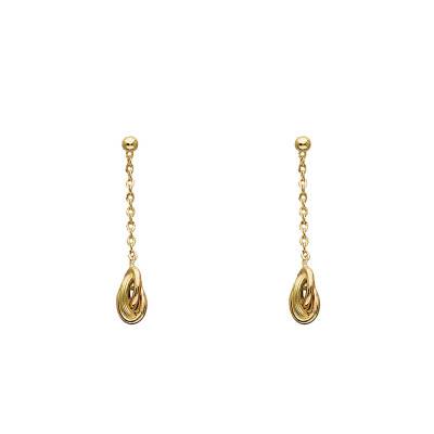 Antillean Knot Drop Earrings, 6 mm Length - Rosatella