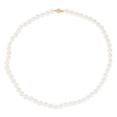 Collier Perles Akoya Ø7-7,50 mm, Longueur 45 cm - Porchet