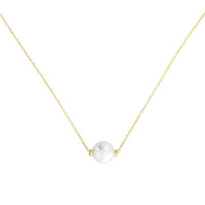 Collier Hudson, Perle et Or Jaune 750, Longueur 42 cm - Porchet