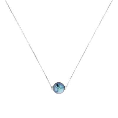 Collier Housatonic, Perle et Or Blanc 750, Longueur 42 cm - Porchet