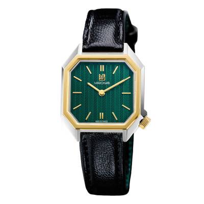 Milady Mansart Chevrons Emerald Watch - March LAB