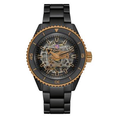 Captain Cook High-Tech Ceramic Skeleton Watch R32192152 - Rado