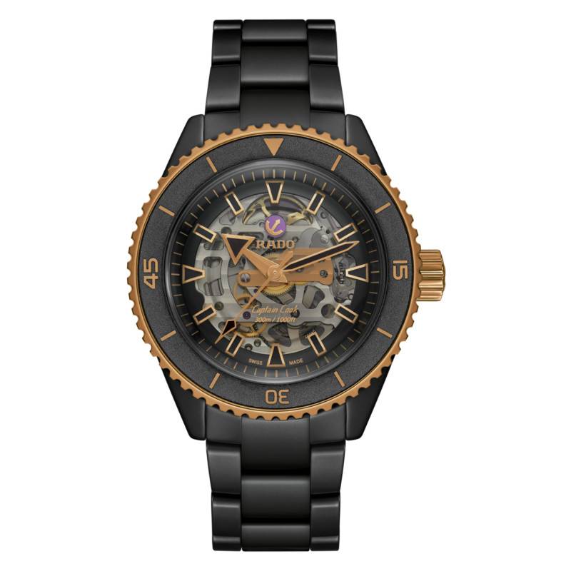 Captain Cook High-Tech Ceramic Skeleton Watch R32192152 - Rado