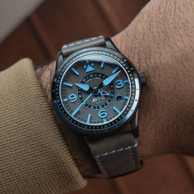 Montre Flyboy Airmaster GMT Automatique AV-4128-05 - Avi-8
