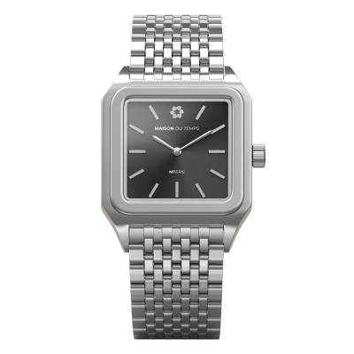 Montre MTEris Noir Acier 2000-A - Maison du Temps