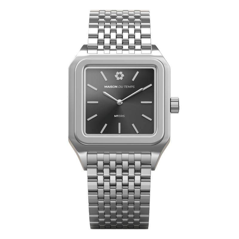Black Steel MTEris Watch 2000-A - Maison du Temps