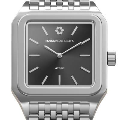 Montre MTEris Noir Acier 2000-A - Maison du Temps