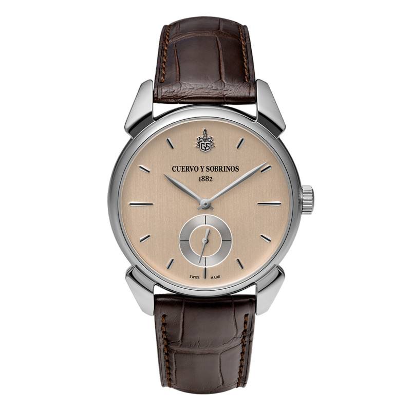 Historiador Asturias Pequeños Segundos Watch 3102.1LE - Cuervo y Sobrinos