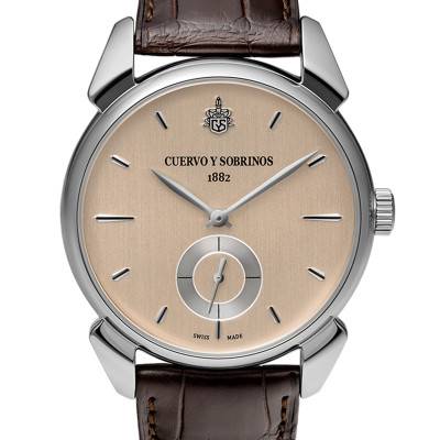 Historiador Asturias Pequeños Segundos Watch 3102.1LE - Cuervo y Sobrinos