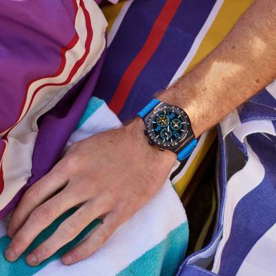 Moments In Blue YVB100 Watch - Swatch