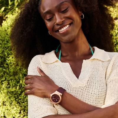 Burgundy Story Watch YIG401 - Swatch