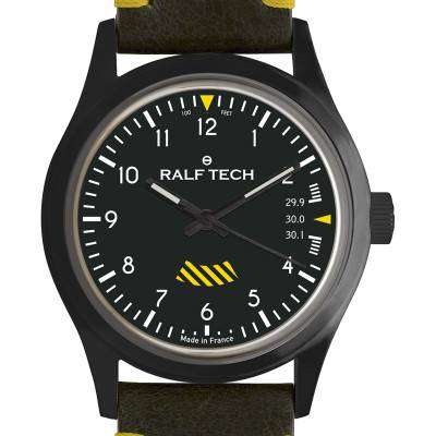 Académie Automatic Black Aero Watch ACY 1203 - Ralf Tech
