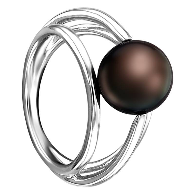 Angélina 750 White Gold & Tahitian Pearl Ring - Porchet