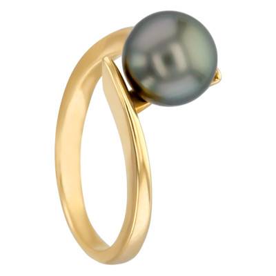 Bague Cap Canaveral, Perle et Or Jaune - Porchet