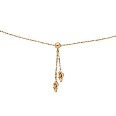Collier Y Boules & Nœuds Antillais 6 mm, Longueur 45 cm - Rosatella