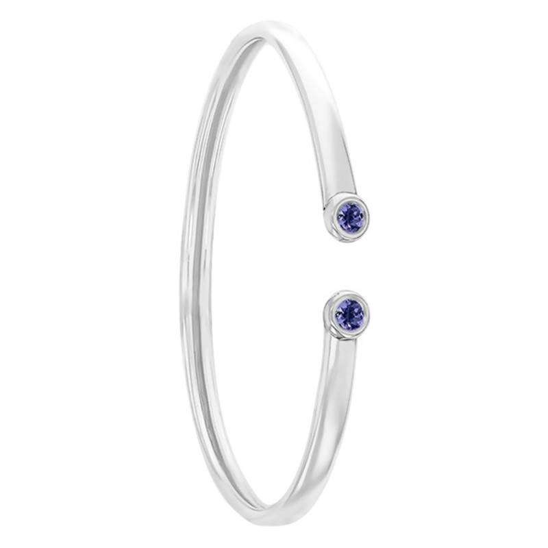 375 White Gold Flexible & Tanzanite Bracelet - Rosatella