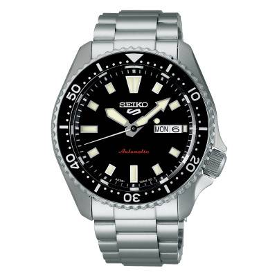 Seiko 5 Black Vintage SKX Automatic Watch SRPL85K1 - Seiko 5 Sports