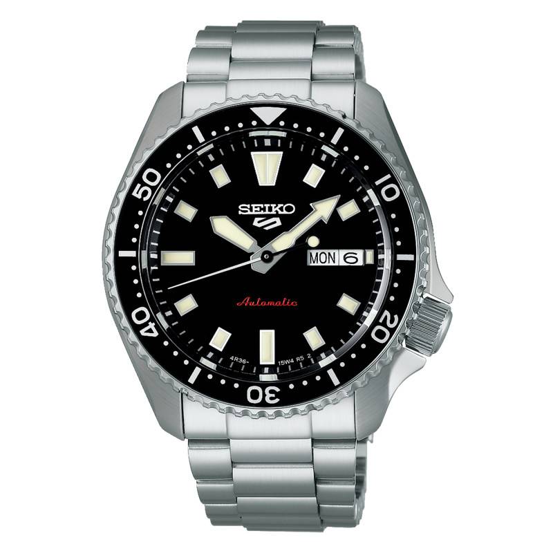 Seiko 5 Black Vintage SKX Automatic Watch SRPL85K1 - Seiko 5 Sports