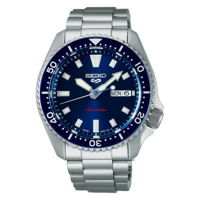 Seiko 5 Sports SKX Vintage Blue Automatic Watch SRPL83K1 - Seiko 5 Sports