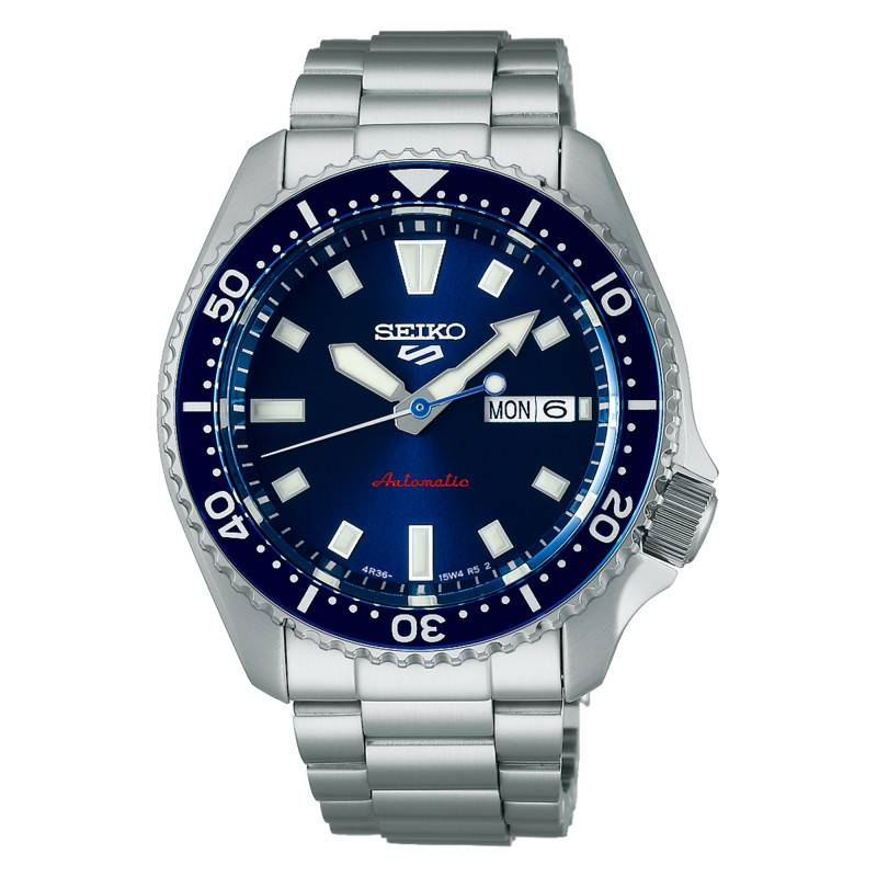 Seiko 5 Sports SKX Vintage Blue Automatic Watch SRPL83K1 - Seiko 5 Sports