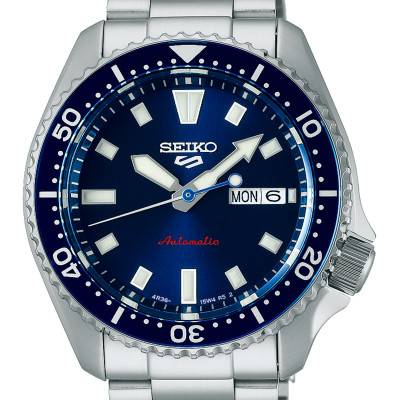 Seiko 5 Sports SKX Vintage Blue Automatic Watch SRPL83K1 - Seiko 5 Sports