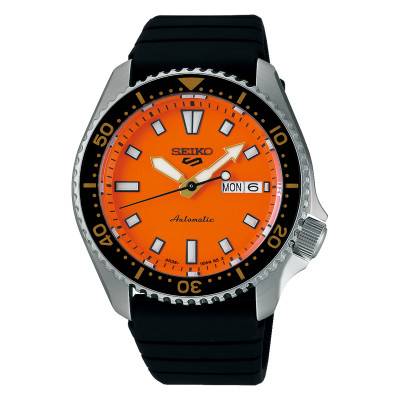 Seiko 5 Sports SKX Vintage Automatic Orange Watch SRPL89K1 - Seiko 5 Sports