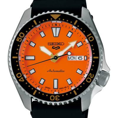 Seiko 5 Sports SKX Vintage Automatic Orange Watch SRPL89K1 - Seiko 5 Sports