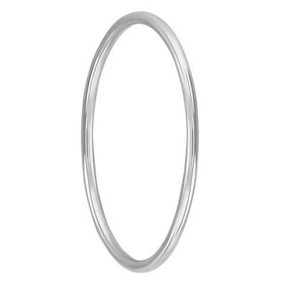 Bague Anneau Classique, Or Blanc 375 - Scarlett or Scarlett