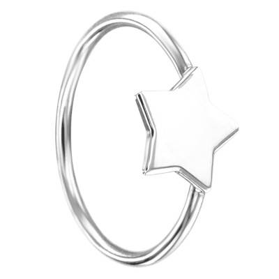 Bague Etoile, Or Blanc 375 - Scarlett or Scarlett