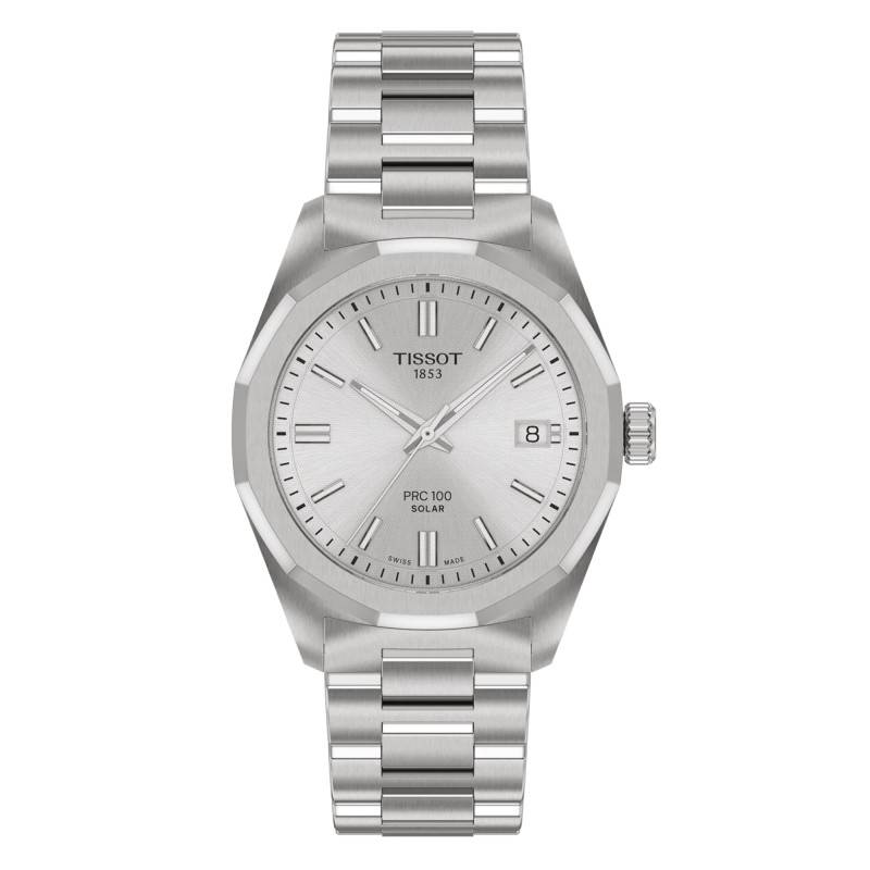 PRC 100 Solar Quartz 34mm T1518221103100 Watch - Tissot
