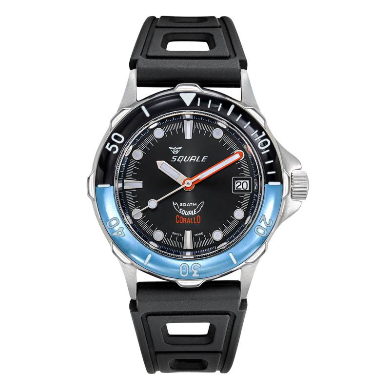 Corallo NOS 2008 Black CORALBICBK.RBK Watch - Squale