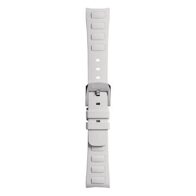 Multifort TV 35 White Rubber Watch Strap - Mido