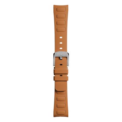 Bracelet de montre Multifort TV 35 caoutchouc orange - Mido