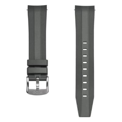 Mido Ocean Star 39 Grey Rubber Watch Strap - Mido