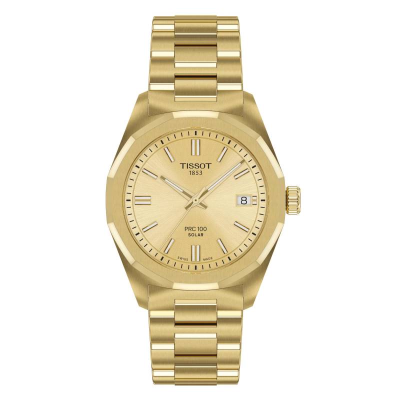 PRC 100 Solar Quartz 34mm T1518223302100 Watch - Tissot