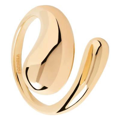 Bague Orbit en Argent Doré - AN01-D74 - Pdpaola